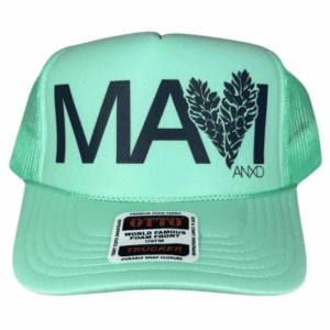 Seafoam Foam Trucker: Black Maui Ginger
