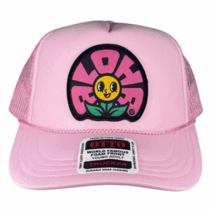 ANXD Soft Pink Foam Trucker/ Aloha Peddles Patch
