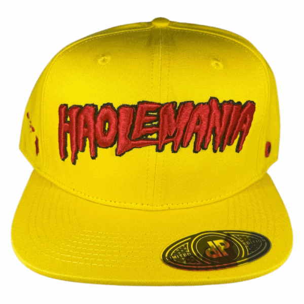 yellow snapback black and red haolemania