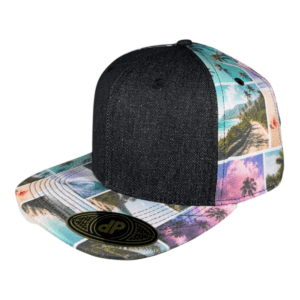 Black denim / Hawaii Postcards