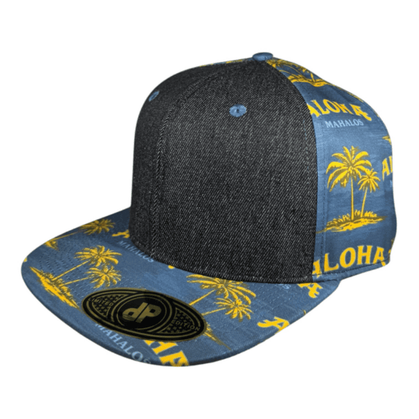 camaloha snapbacks black denim / camaloha