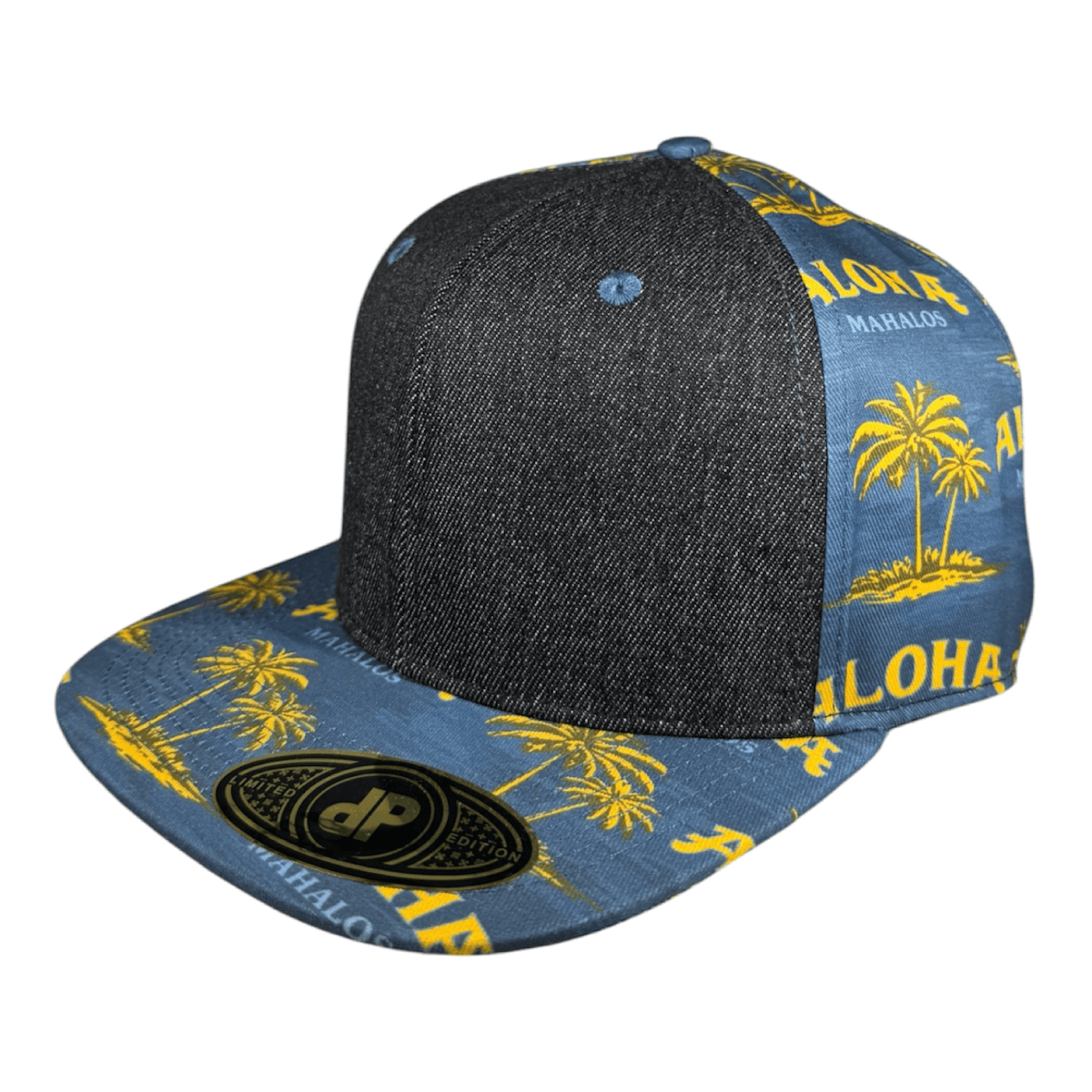camaloha snapbacks black denim / camaloha
