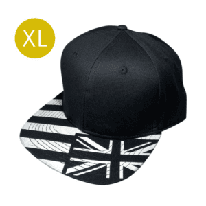XL Black- White Hawaiian Flag Bill
