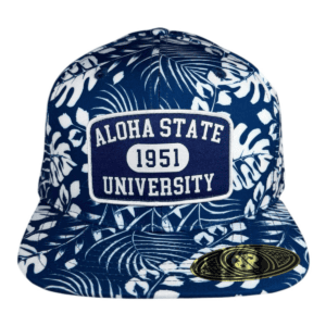 anxd blue monstera / aloha state university patch