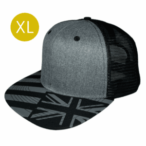 XL Dark Heather / Hawaiian Flag Bill / Black Mesh