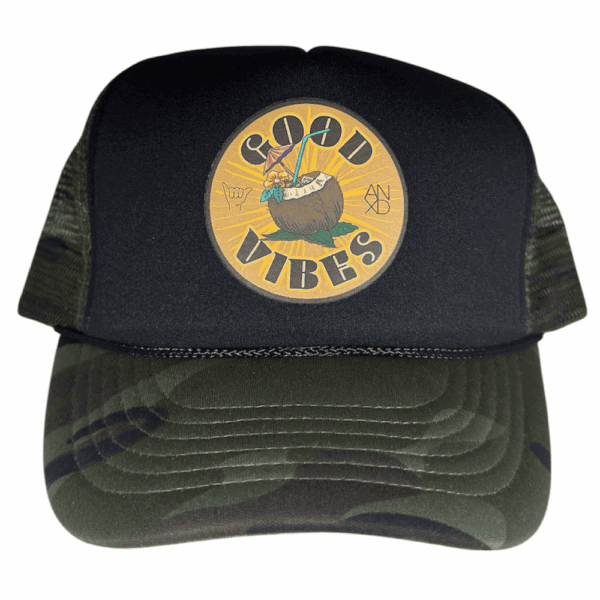 good vibes black camo