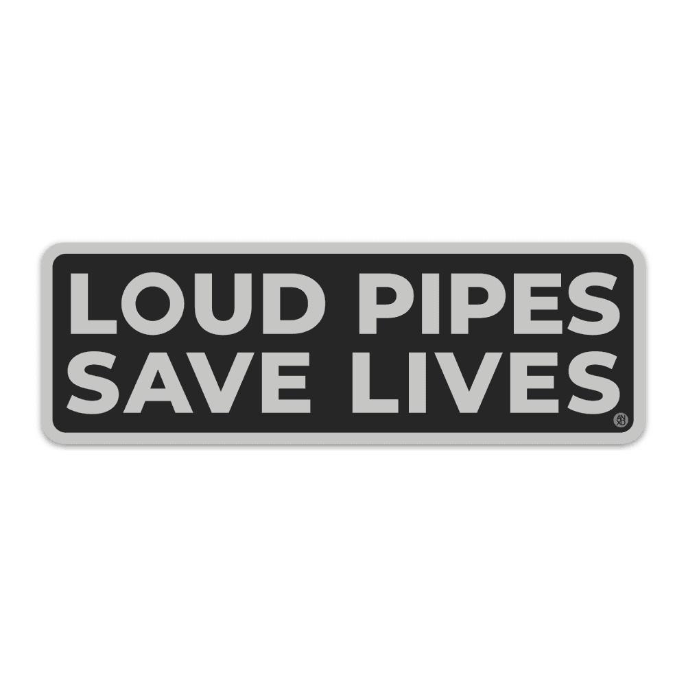 loud pipes save lives sticker pack