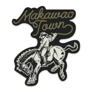 makawao town rodeo sticker pack