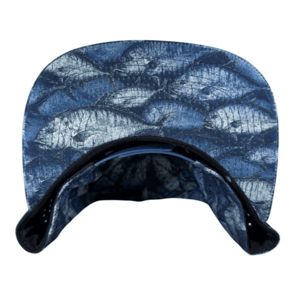 navy / ulua ocean camo waterman snapback