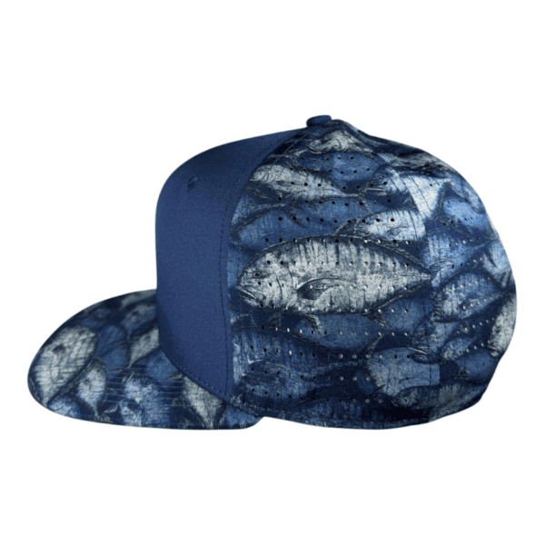 navy / ulua ocean camo waterman snapback