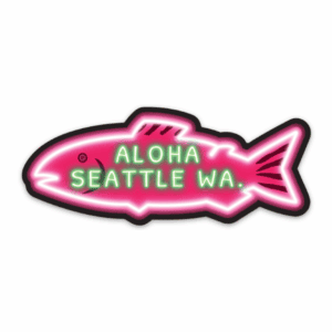 seattle pike place fish sticker