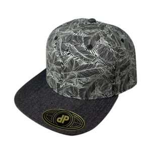 Black/ Silver Banana Leaf