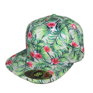 Light Grey Hibiscus Floral Palm