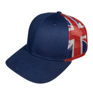 Navy / Red / White / Blue Hawaiian Flag Mesh
